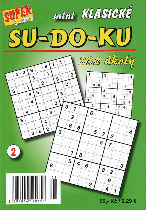 Mini klasické SUDOKU 2/18