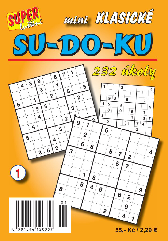 Mini Klasick SUDOKU 1 19 Turpress Spol S R o 