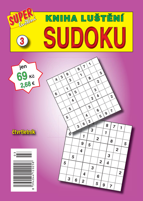 Kniha luštění Sudoku 3/20