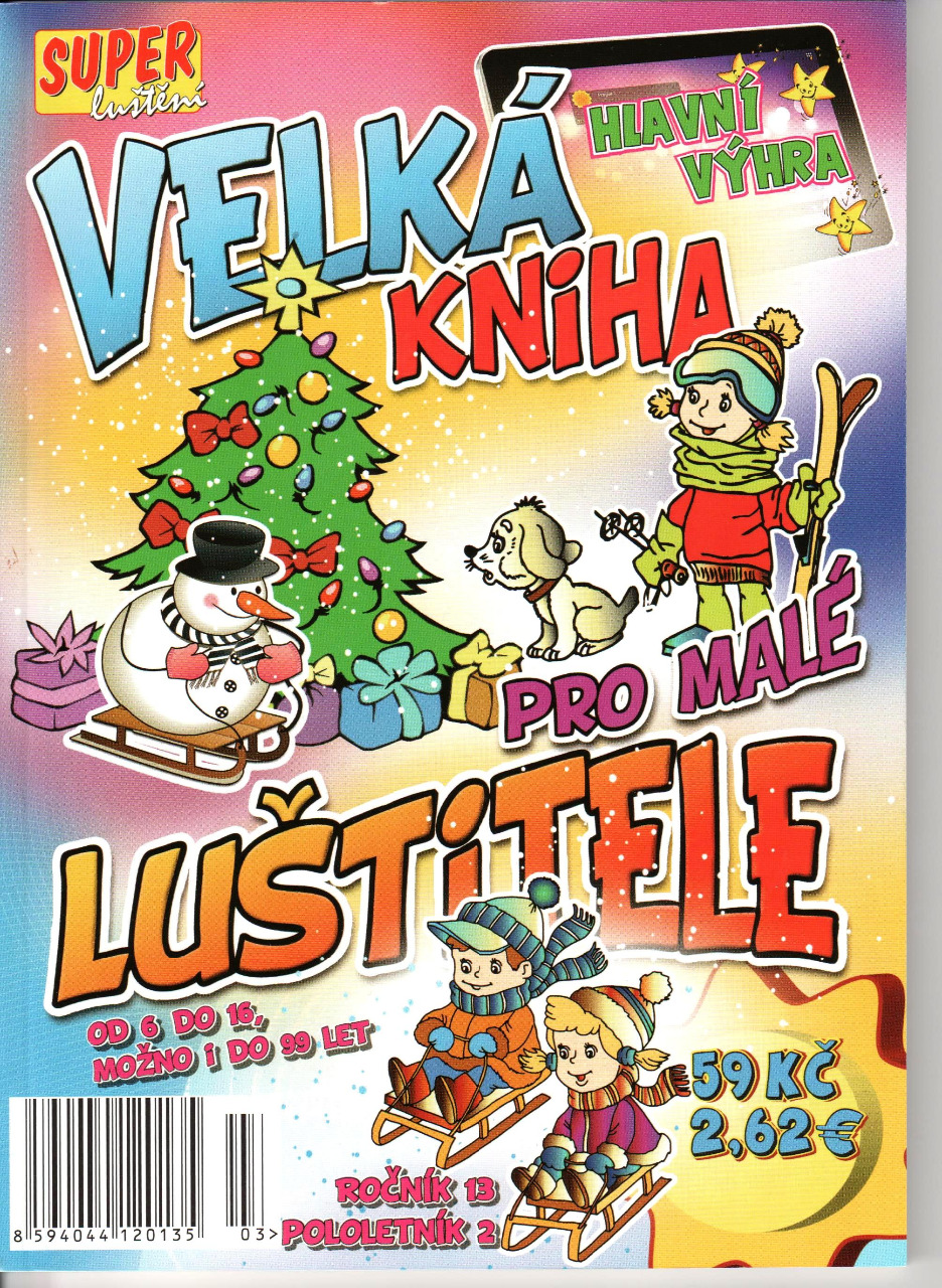 Velká kniha pro malé luštitelé zima 2016