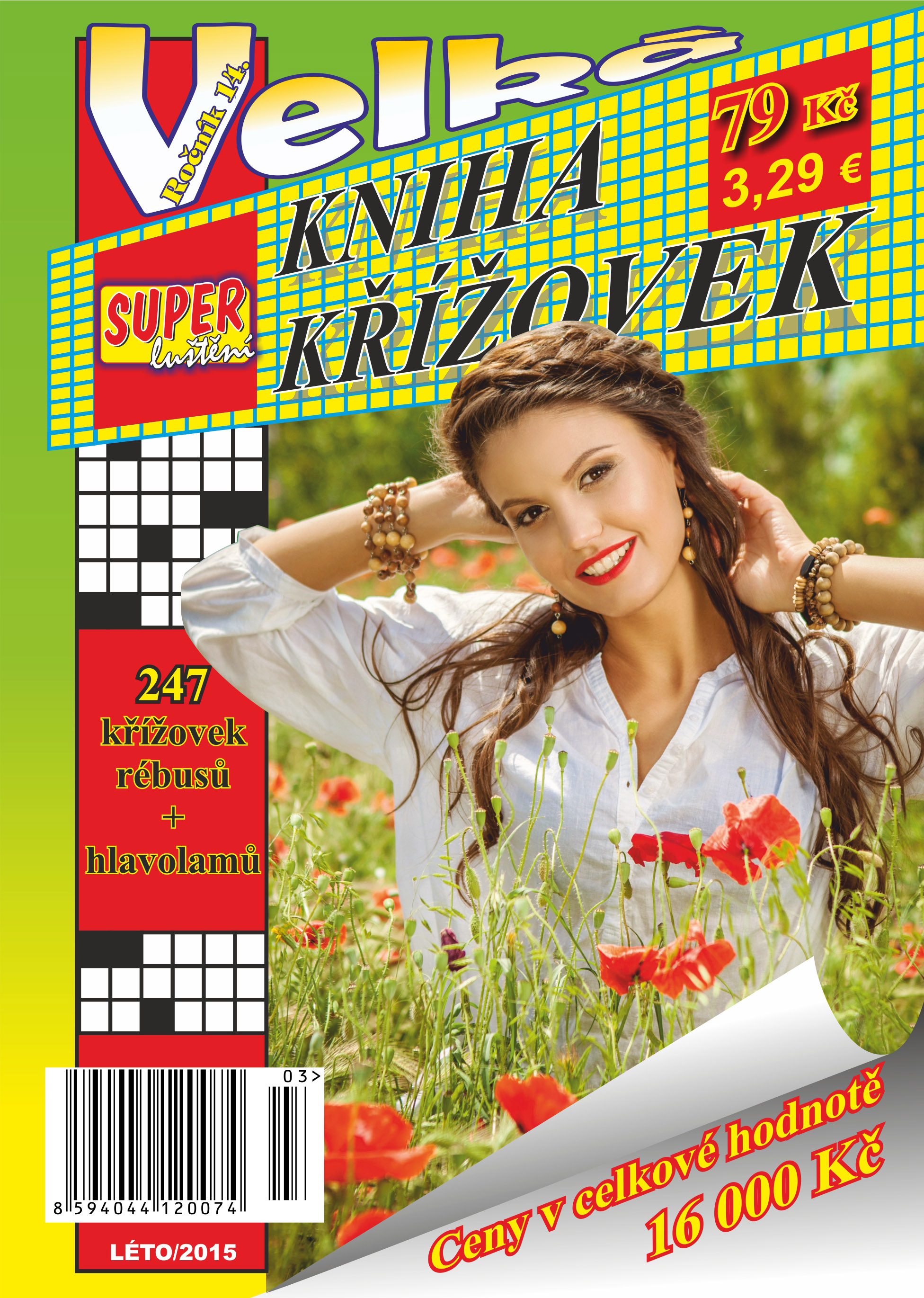 Velká kniha křížovek léto 2015