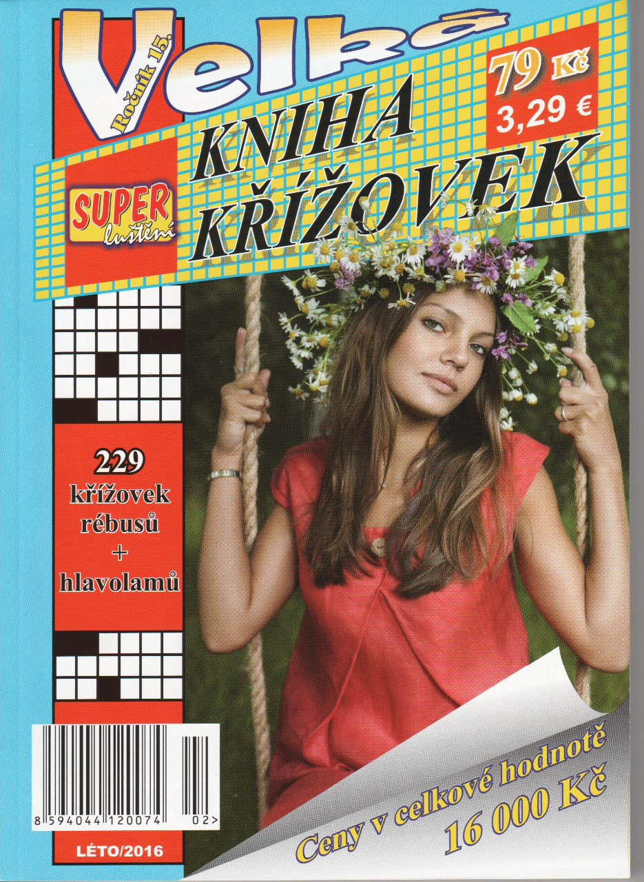 Velká kniha křížovek léto 2016