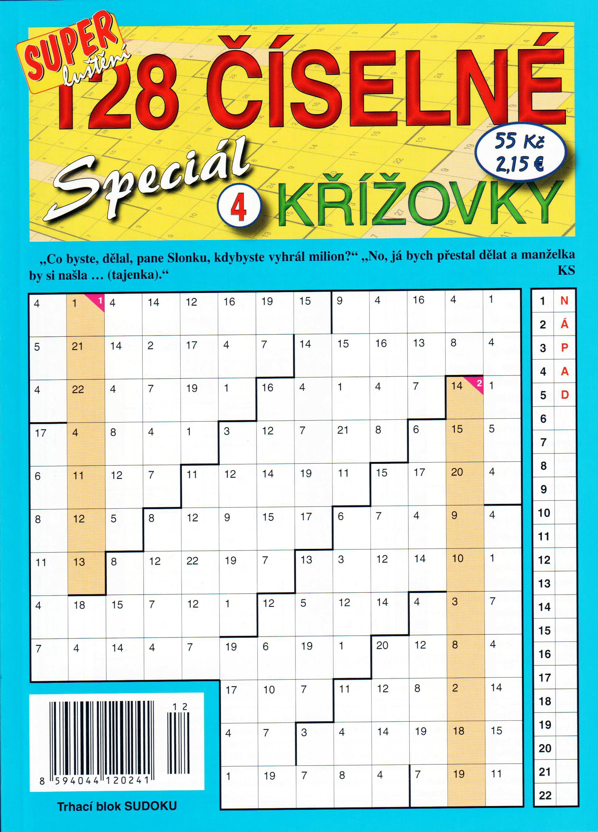 128 číselné křížovky speciál