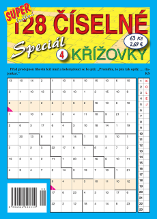128 Číselné křížovky speciál 4/23