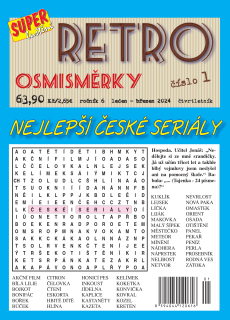Retro osmisměrky - Nejlepší české seriály 1/24