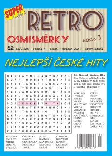 Retro osmisměrky Nejlepší České Hity 1/23