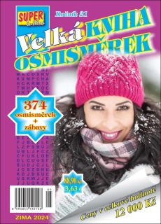 Velká kniha osmisměrek zima 2024