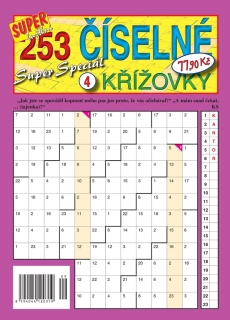 253 Číselné křížovky super speciál 4/25