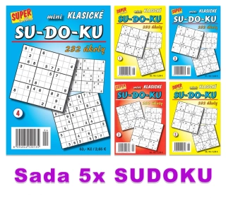Sada 5x Sudoku